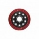 Диск усиленный Тойота Ниссан стальной черный 6x139,7 8xR16 d110 ET-19 с двойным бедлоком (красный)